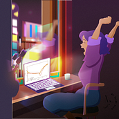 Meu projeto do curso: Ilustração vetorial com efeitos de luz. Traditional illustration, Vector Illustration, Digital Illustration, and Digital Design project by maria jackeline R. dos Santos - 04.16.2022