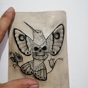 Mi Proyecto del curso: Técnicas de tatuaje blackwork con línea fina. Tattoo Design project by JONATHAN HERNANDEZ - 04.16.2022