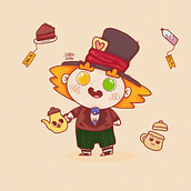 Chapeleiro Maluco - Ilustração Kawaii com Sara Gaiaudi. Projekt z dziedziny Trad, c, jna ilustracja, Projektowanie postaci, Ilustracja c, frowa,  Malarstwo, R, sunek ołówkiem, Kreat, wność,  R, sunek, Zarządzanie portfolio, Ilustracje dla dzieci, Instagram, Kreat, wne zabaw, z dziećmi, Malarstwo c, frowe, Animowana Ilustracja i Literatura dziecięca użytkownika Vanessa Gabrielle - 03.04.2022
