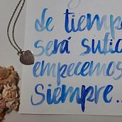 Mi Proyecto del curso: Caligrafía itálica con brush pen. Calligraph project by Abril González - 04.15.2022