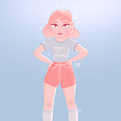 Mi proyecto del curso ✨ @lunadesigner_ilus. Traditional illustration, Digital Illustration, Digital Drawing, Design, Animation, Character Design, Editorial Design, Graphic Design, Street Art, Drawing, Artistic Drawing, 3D Character Design, and Fashion Illustration	 project by Selene Masat - 04.18.2022