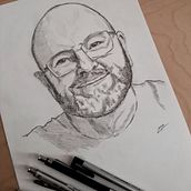 Meu projeto do curso: Caderno de retratos: explore o rosto humano. Un projet de Esquisse , Dessin, Dessin de portrait, Dessin artistique , et Carnet de croquis de Esio Eduardo - 17.04.2022