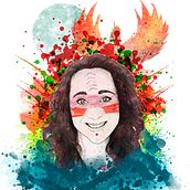 Mi Proyecto del curso: Retrato ilustrado con Photoshop. Desenho, Ilustração digital, Desenho de retrato, e Desenho digital projeto de Loan Poulet Fernández - 18.04.2022