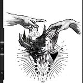 My project for course: Blackwork Tattoo Design. Traditional illustration, Digital Illustration, and Tattoo Design project by Federico Pereanez - 04.18.2022