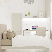 Habitacion A1. Architecture & Interior Decoration project by Genesis Agostinelli - 04.02.2022