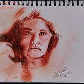 Mon projet du cours : Portrait classique : la méthode du génie universel de la Renaissance. Fine Arts, Sketching, Drawing, Portrait Drawing, Realistic Drawing, and Artistic Drawing project by michel Champagne - 04.10.2022