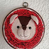 Mi Proyecto del curso: Punch needle y crochet: crea personajes únicos . % estefaniaavilagarcia1990 tarafından hazırlanan Sanat ve El Sanatları, O, uncak Tasarımı, Nakış, El, af Sanatları, Kendin Yap, Tığ işi, Delme İğnesi, Ve Tekstil Tasarımı projesi - 04.19.2022