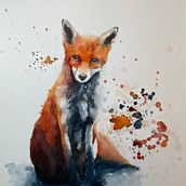 My project for course: Expressive Animal Portraits in Watercolor. Un progetto di Illustrazione tradizionale, Pittura ad acquerello, Disegno realistico e Illustrazione naturalistica di Mara Ionescu - 19.04.2022