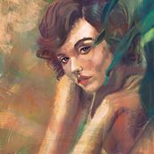 Meu projeto do curso: Retratos digitais com estilo tradicional no Photoshop . % yagopbatista tarafından hazırlanan Geleneksel illüstras, on, Dijital İllüstras, on, Dijital Bo, Ve ama projesi - 04.20.2022