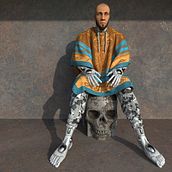 Auto-escultura . 3D, 3D Modeling, 3D Character Design, and 3D Design project by nedurero - 04.20.2022