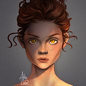 Portrait Illustration - Unit 2 Outputs from RaidesArt's Domestika Course. Traditional illustration, Digital Illustration, Portrait Drawing, and Digital Drawing project by Anne Karol Andrino - 04.17.2022