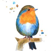 My project for course: Artistic Watercolor Techniques for Illustrating Birds. Un proyecto de Ilustración tradicional, Pintura a la acuarela, Dibujo realista e Ilustración naturalista				 de Sofia Janine - 20.04.2022