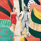 The couple of the year. Un proyecto de Ilustración tradicional, Collage, Arte urbano e Ilustración digital de Maria Fernanda Salveti - 20.04.2022