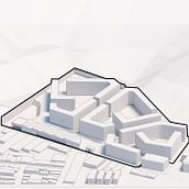 Diagrama feito no estilo do escritório Bjarke Ingels Group (BIG) para um projeto de conjunto de habitação social para Frei Caneca (Rio de Janeiro). Un proyecto de Arquitectura, Ilustración arquitectónica y Diseño gráfico de Mateus Benevenuti - 20.04.2022
