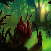 Meu projeto do curso: Concept Art: introdução ao design de cenários. Traditional illustration, Film, Video, TV, Animation, Digital Illustration, Video Games, Concept Art, and Game Design project by elidaalm - 04.19.2022