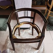 Il mio progetto del corso: Restauro e tappezzeria di sedie. Projekt z dziedziny Craft, Projektowanie wnętrz, DIY, Obróbka drewna, Upc, cling, Projektowanie i w i rób mebli użytkownika Erica Bergamelli - 21.04.2022