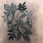 Mi Proyecto del curso: Tatuaje para principiantes. Tattoo Design project by anagalilea - 04.21.2022