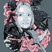 My project for course:  Illustration with Rhythm and Soul on Procreate. Projekt z dziedziny Trad, c, jna ilustracja, Ilustracja c, frowa, R, sunek c i frow użytkownika Елена Васина - 21.04.2022