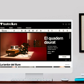 Teatre Lliure. Un progetto di Web design e Web development di Omatech - 01.01.2021