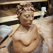 My project for course: Introduction to Clay Figurative Sculpture . % Laura Cromwell tarafından hazırlanan Güzel sanatlar, He, kel, Ve Seramikler projesi - 04.14.2022