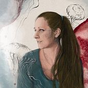 My project for course: Illustrated Portraits with Procreate. Traditional illustration, Vector Illustration, Digital Illustration, and Portrait Drawing project by Dorottya Gérecz-Vajda - 04.21.2022