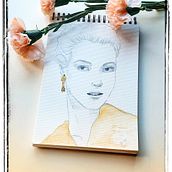 Mi Proyecto del curso: Sketchbook de retrato: explora el rostro humano. Un proyecto de Bocetado, Dibujo, Dibujo de Retrato, Dibujo artístico, Sketchbook y Diseño de Johana Lara - 21.04.2022