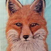 Mijn project van de cursus: Needle felting: maak portretten met wol. Un projet de Artisanat, Art textile, Illustration naturaliste, Feutrage à l'aiguille , et Design textile de Ellen Roije - 22.04.2022