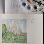 Mi Proyecto del curso: Cuaderno de viaje en acuarela. Un proyecto de Ilustración tradicional, Pintura a la acuarela, Ilustración arquitectónica y Sketchbook de pilar_es - 22.04.2022
