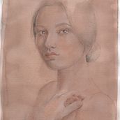 Ritratto classico: il metodo rinascimentale - corso di @michelebajona  - Progetto finale. Portrait Drawing, Artistic Drawing, Drawing, Sketching, and Pencil Drawing project by Valeria Ruoppo - 04.22.2022