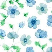My project for course: Creating Patterns Using Watercolor. Pattern Design, Fashion Design, and Watercolor Painting project by magdabujak - 04.22.2022
