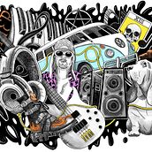 "Growing Up" My project for course: Illustration with Procreate: Create Detailed Compositions . Design, Ilustrație tradițională, Ilustrație digitală și Pictură digitală de Taria Dawson-Bell - 04.22.2022