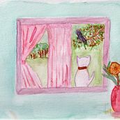 Mi Proyecto del curso: Técnicas de ilustración con acuarela y gouache. Traditional illustration, Fine Arts, Painting, Watercolor Painting, Children's Illustration, and Gouache Painting project by Norma Rivera - 04.22.2022