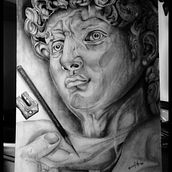David. Drawing project by Maria Di Giovanni - 04.22.2022