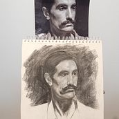 Mon projet du cours : Portrait réaliste au fusain. Traditional illustration, Fine Arts, Drawing, Portrait Drawing, and Realistic Drawing project by emma05 - 04.22.2022