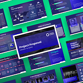 Project Proposal - Fully Editable PowerPoint Template. Projekt z dziedziny Projektowanie prezentacji użytkownika topslides.pro - 22.04.2022