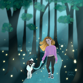 Mein Kursprojekt: Weibliches Charakterdesign im Cartoon-Stil mit Procreate. Traditional illustration, Digital Illustration, and Digital Drawing project by amandamalin - 04.22.2022