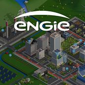 ENGIE_Lanzamiento ciudad virtual. Een project van  Reclame y  Art direction van jose luis rubiano cabello - 23.04.2022