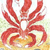Mon projet du cours : Illustration à l’aquarelle dans le style japonais. Un proyecto de Ilustración tradicional, Dibujo y Pintura a la acuarela de Madu - 23.04.2022
