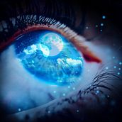 Dreamy eyes. Traditional illustration, Design, Editorial Design, Editorial Illustration, Digital Design, Digital Illustration, Creativit, and Photo Retouching project by Kareem Loly - 12.02.2021