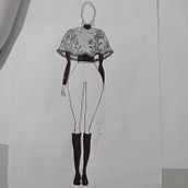 Meu projeto do curso: Ilustração de croqui de moda. Un progetto di Illustrazione tradizionale, Bozzetti, Fashion design, Disegno digitale e Illustrazione di moda di myrelle - 24.04.2022