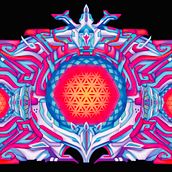 Androide No. 8 (stage + video mapping ). Art Direction, Design, Traditional illustration, Motion Graphics, 3D, Animation, Architecture, Events, Interactive Design, Lighting Design, Multimedia, Street Art, 2D Animation, and 3D Animation project by Alexx Vazz - 03.01.2022