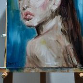 Mi Proyecto del curso: Retratos contemporáneos al óleo. Traditional illustration, Fine Arts, Painting, and Oil Painting project by alfredoisaacs - 04.24.2022