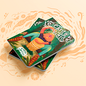 Le canto al viento. Ilustração tradicional, Ilustração digital, Design, Design de personagens, e Design editorial projeto de Leidy Muñoz - 28.02.2022
