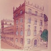 Palacio de la Generalitat, Valencia -Spain-. Architectural Illustration project by Higinio C.E. - 04.24.2022