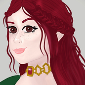 My project for course: Female Character Portraits in Procreate. Traditional illustration, Digital Illustration, and Digital Drawing project by Alexandra Carmo - 04.24.2022