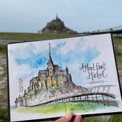 Reiseskizzen Frankreich 2022. Un proyecto de Sketchbook y Dibujo de Jennifer Lennermann - 25.04.2022
