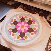 Primeras puntadas punch needle. Embroider, and Punch Needle project by s_kleimanalbrecht - 04.24.2022