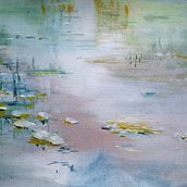 Mein Kursprojekt: Atmosphärische Landschaften in Aquarell. Fine Arts, Painting, and Watercolor Painting project by Herbert Wehner - 04.25.2022
