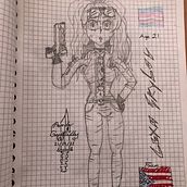 Les Presento a mi Personaje Original: Lexa Skylov. . Traditional illustration, Animation, Character Design, Video Games, and Game Design project by Carlos Omar Isaac Morales - 04.25.2022