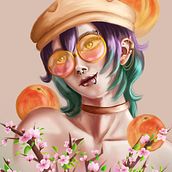 Mi Proyecto del curso: Retratos digitales de fantasía con Photoshop. Traditional illustration, Drawing, Digital Illustration, Portrait Drawing, Digital Drawing, and Digital Painting project by Yesenia Elizabeth Borjas Ortiz - 04.25.2022